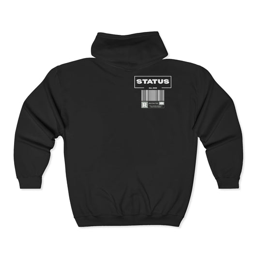 STATUS Graphic Zip-Up Hoodie