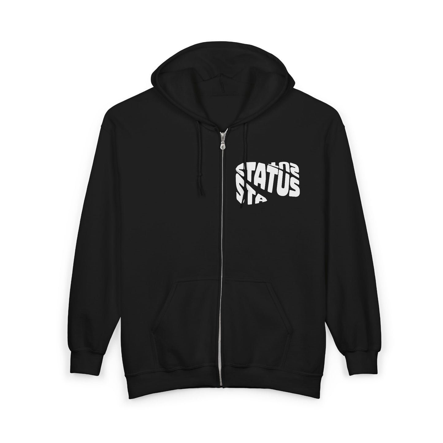 STATUS Graphic Zip-Up Hoodie