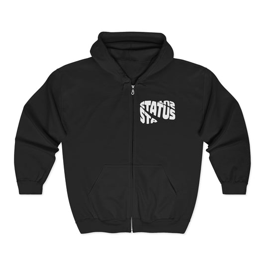 STATUS Graphic Zip-Up Hoodie